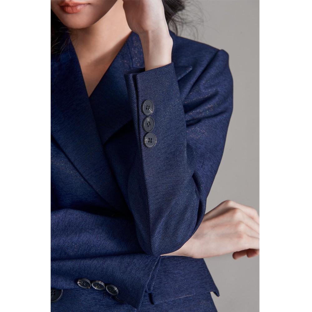 Áo Blazer kiểu 4 cúc màu xanh navy 2NDDATE BL023N