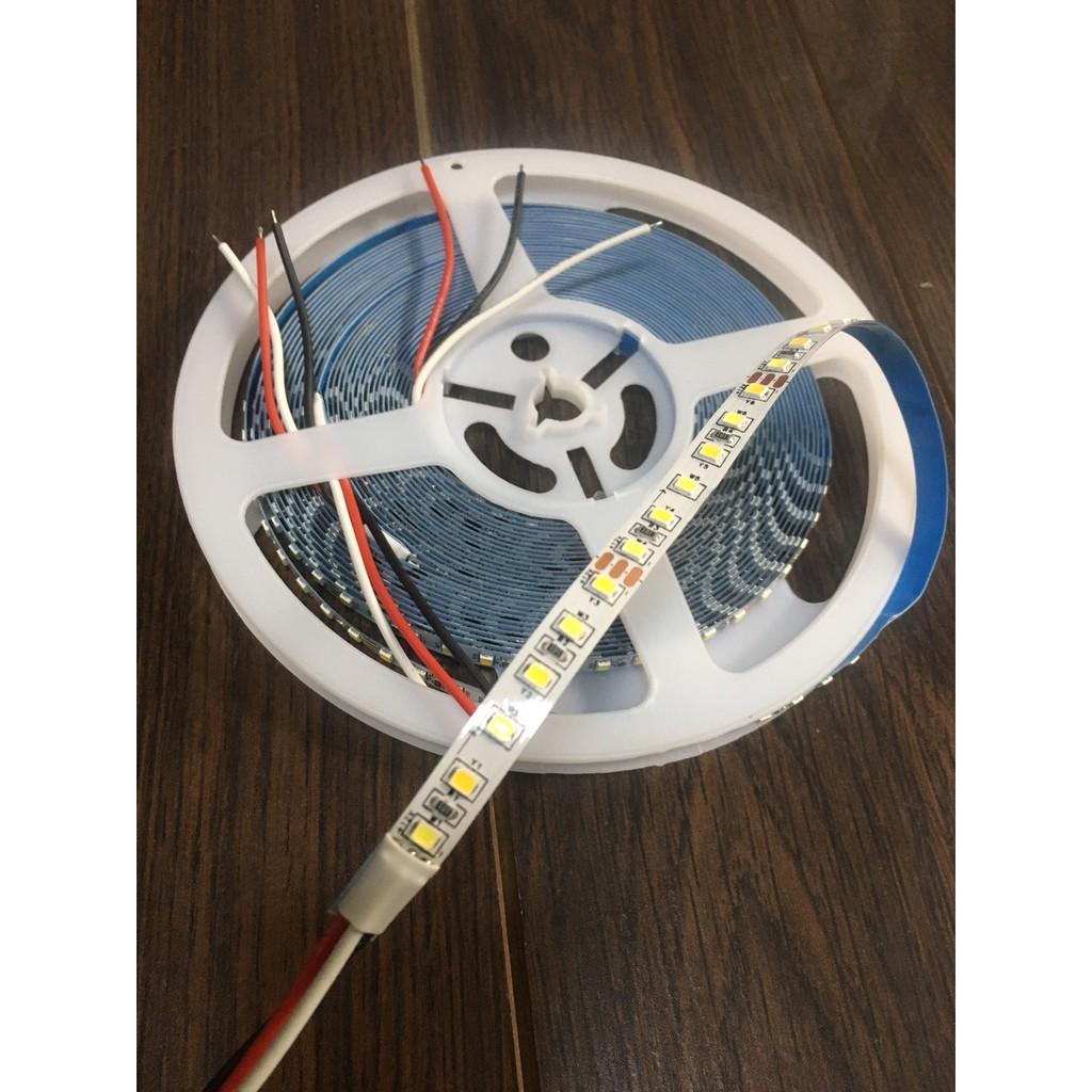 Dây dán 12V Led 2835, 3 Mầu, 10W/m, 5m,10m. Dùng cho thanh nhôm Led. Loại 120Led/m.