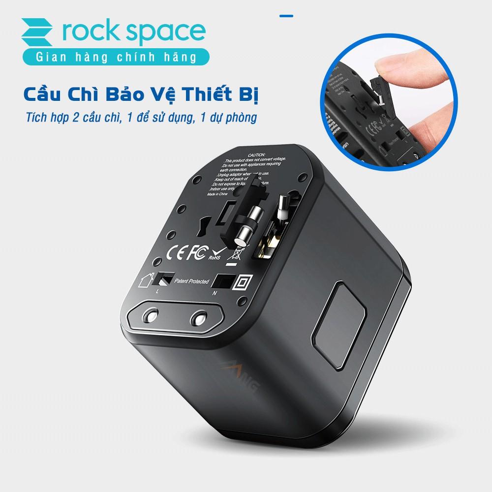 Củ sạc đa chức năng Rockspace T20 sạc nhanh chuẩn PD dành cho iPhone, sạc nhanh dành cho Samsung - Hàng chính hãng