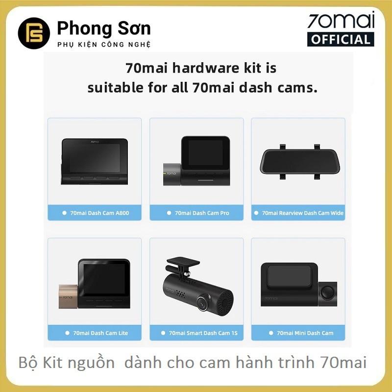 Dây nguồn Hardware Kit 70mai , đấu trực tiếp điện cho Camera hành trình 70mai Dash Cam A800 -Hàng Chính Hãng