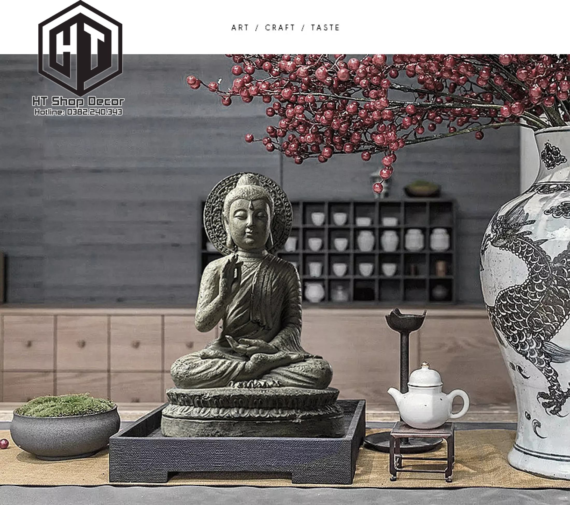 Tượng Phật trang trí nhà cửa phong thủy, bàn trà, hồ cá, thuỷ sinh, tiểu cảnh, bán cạn, terrarium