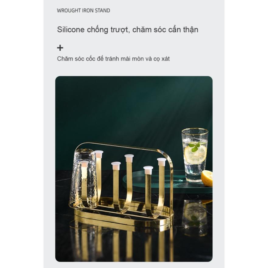 Giá đựng ly cốc nước Golden Green