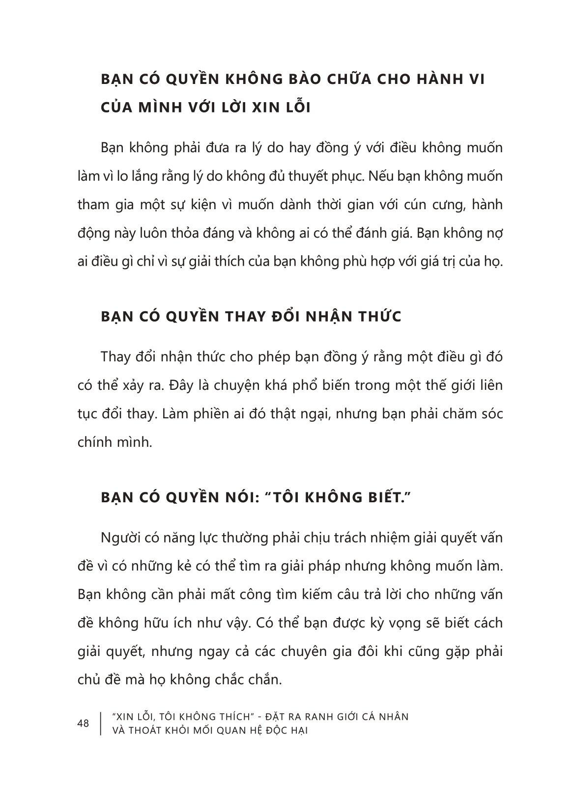 “Xin Lỗi, Tôi Không Thích” - Đặt Ra Ranh Giới Cá Nhân Và Thoát Khỏi Mối Quan Hệ Độc Hại