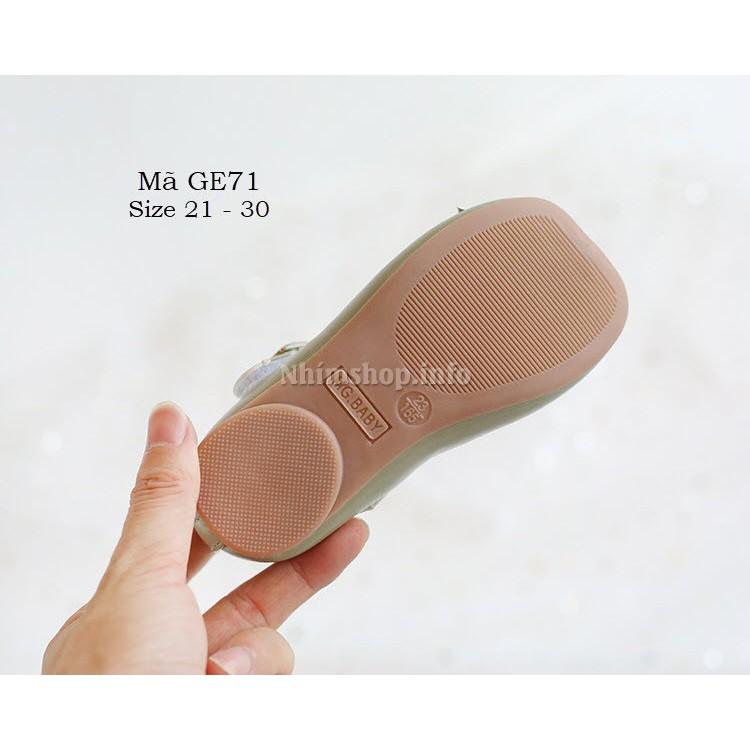 GIÀY BÚP BÊ BÉ GÁI 1 - 5 TUỔI DA MỀM GẮN NƠ DỄ THƯƠNG PHONG CÁCH HÀN GE71