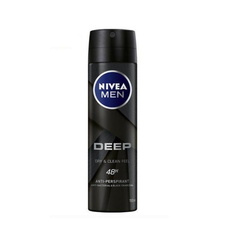 Xịt Ngăn Mùi Nivea Men Than Đen Hoạt Tính 150ml