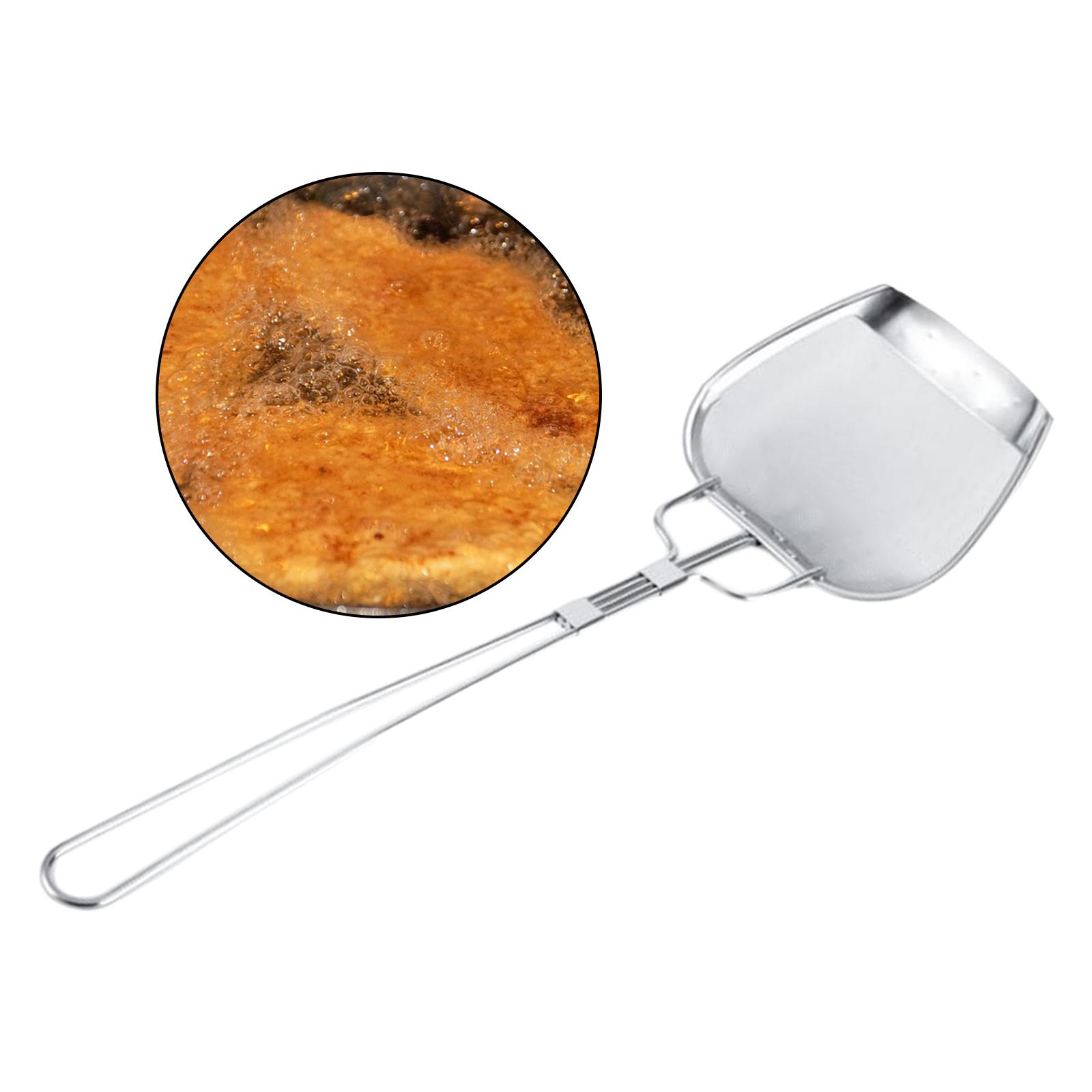 Chiwanji Stainless Steel Mesh Strainer Filter Spoon Kitchen Shovel Frying