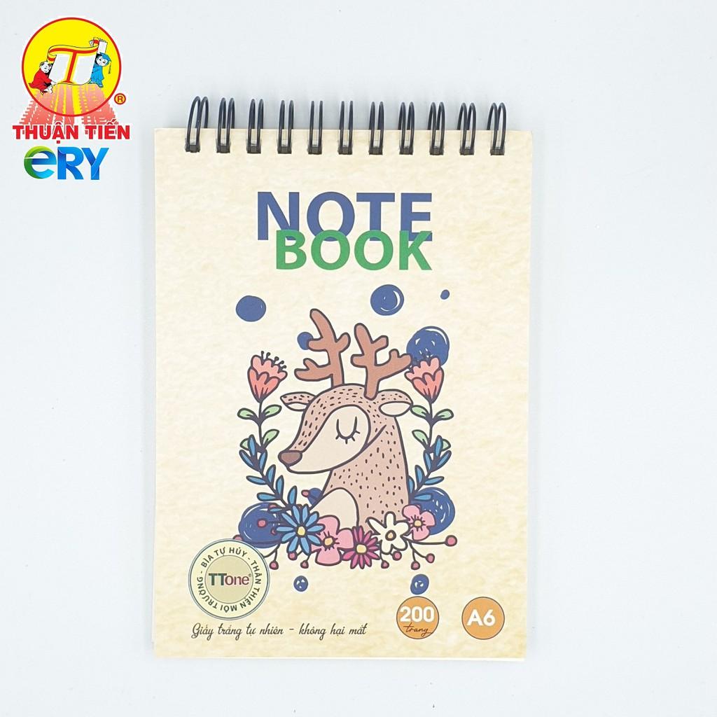 Notebook A6 - Sổ lò xo bìa tự hủy TTone Thuân Tiến, sản phẩm chất lượng cao và được kiểm tra kỹ trước khi giao hàng