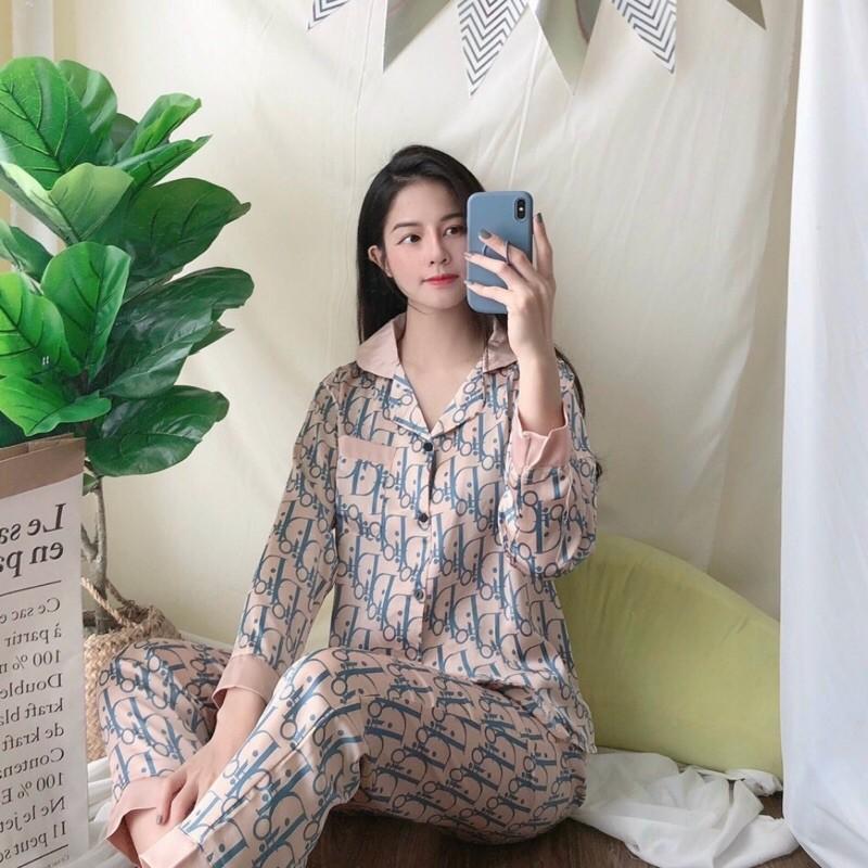  Bộ pijama, bộ ngủ mặc nhà lụa satin cao cấp mềm mịn, không xù