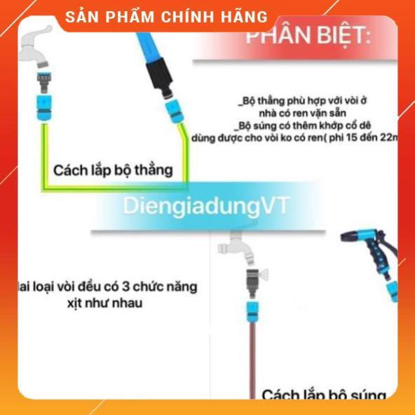 Vòi Xịt Rửa Xe Bộ vòi rửa xe, tưới cây cao cấp 5m, 10m,15m,20m M319576622 622576622