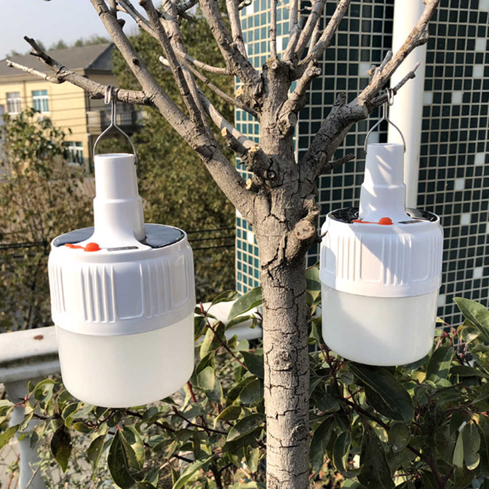 Bóng đèn sạc năng lượng liền thể phi 100 siêu sáng SL24 - có điều khiển từ xa, chế độ hiển thị pin