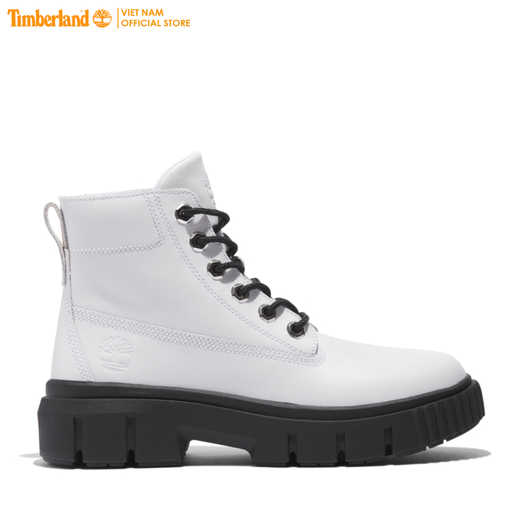 Timberland Giày Boot Nữ - Women's Greyfield Leather Boot White Full Grain TB0A41ZW13