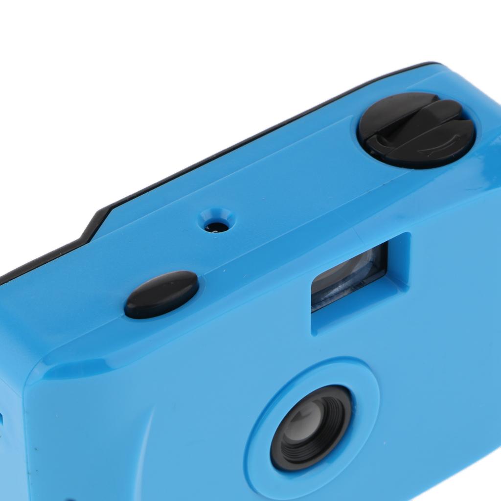 Underwater Waterproof Lomo Camera Mini Cute 35mm Film With Housing Case Blue
