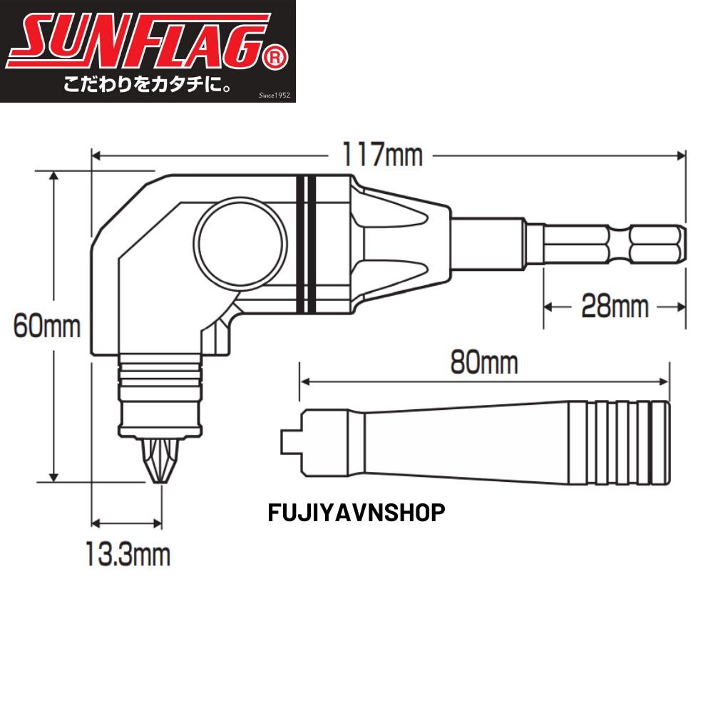 Đầu bắn vít bẻ góc 90 độ Sun Flag LG-4000