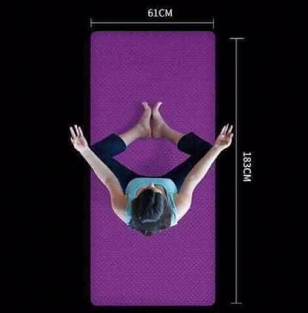 "KHOẺ & ĐẸP"- THẢM TẬP YOGA 2 MẶT SIÊU CHẤT