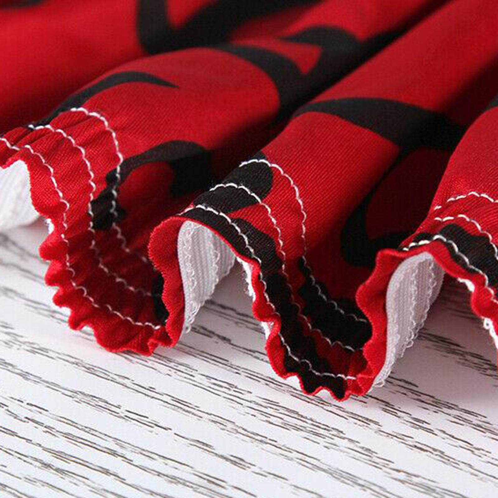 Indoor Outdoor Patio Round Fitted Tablecloth,Elastic Edge Waterproof Cover Red