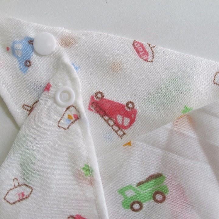 10 Yếm xô carter cài cúc cho bé gái bé trai - Hàng Việt Nam