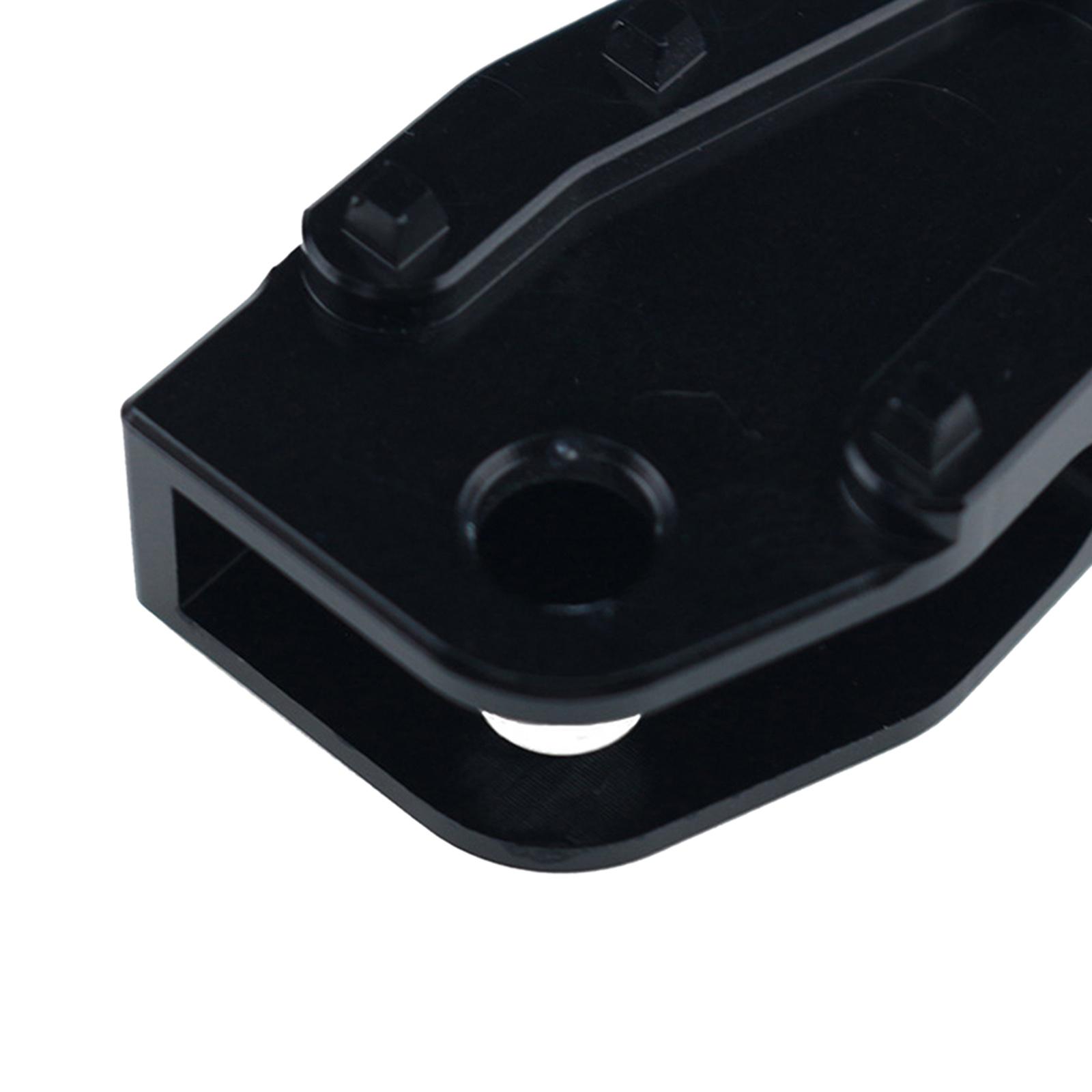 Widening Non-slip Footrests Brake Pedal for Motorcycle Aluminum black