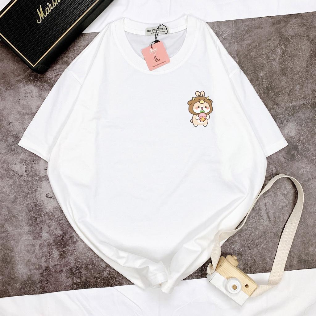 Áo thun tay ngắn Be Yourself unisex size M L XL - THỎ CẦM CÀ RỐT