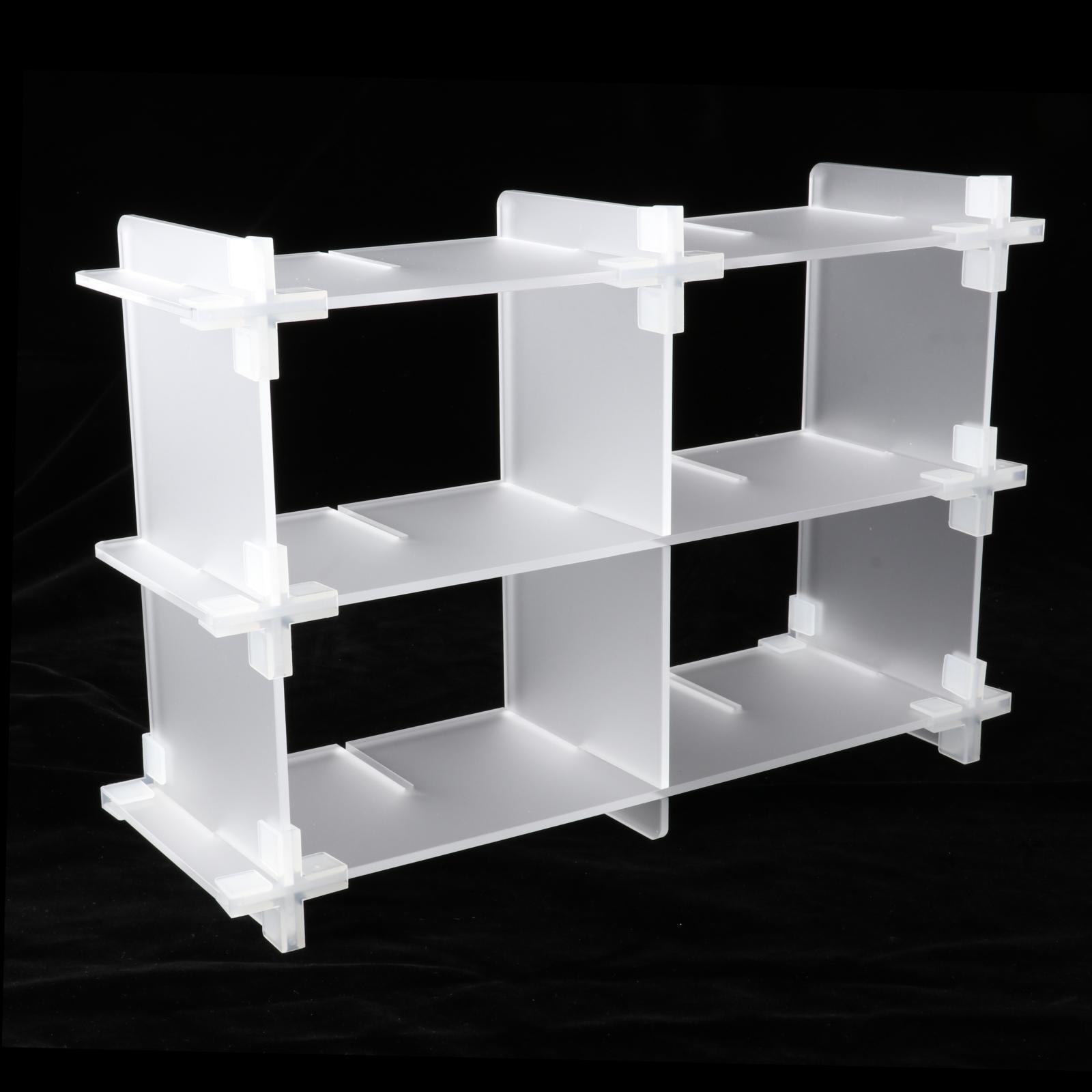 Acrylic Storage Rack Standing Shelf Bathroom Kitchen Storage Organization Matte