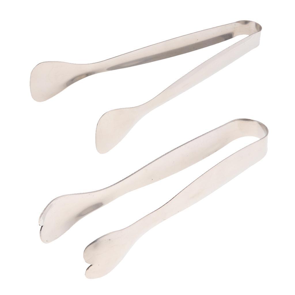 Sugar Tongs Stainless Steel Ice Tongs Kitchen Serving Tong Tea Coffee 12cm