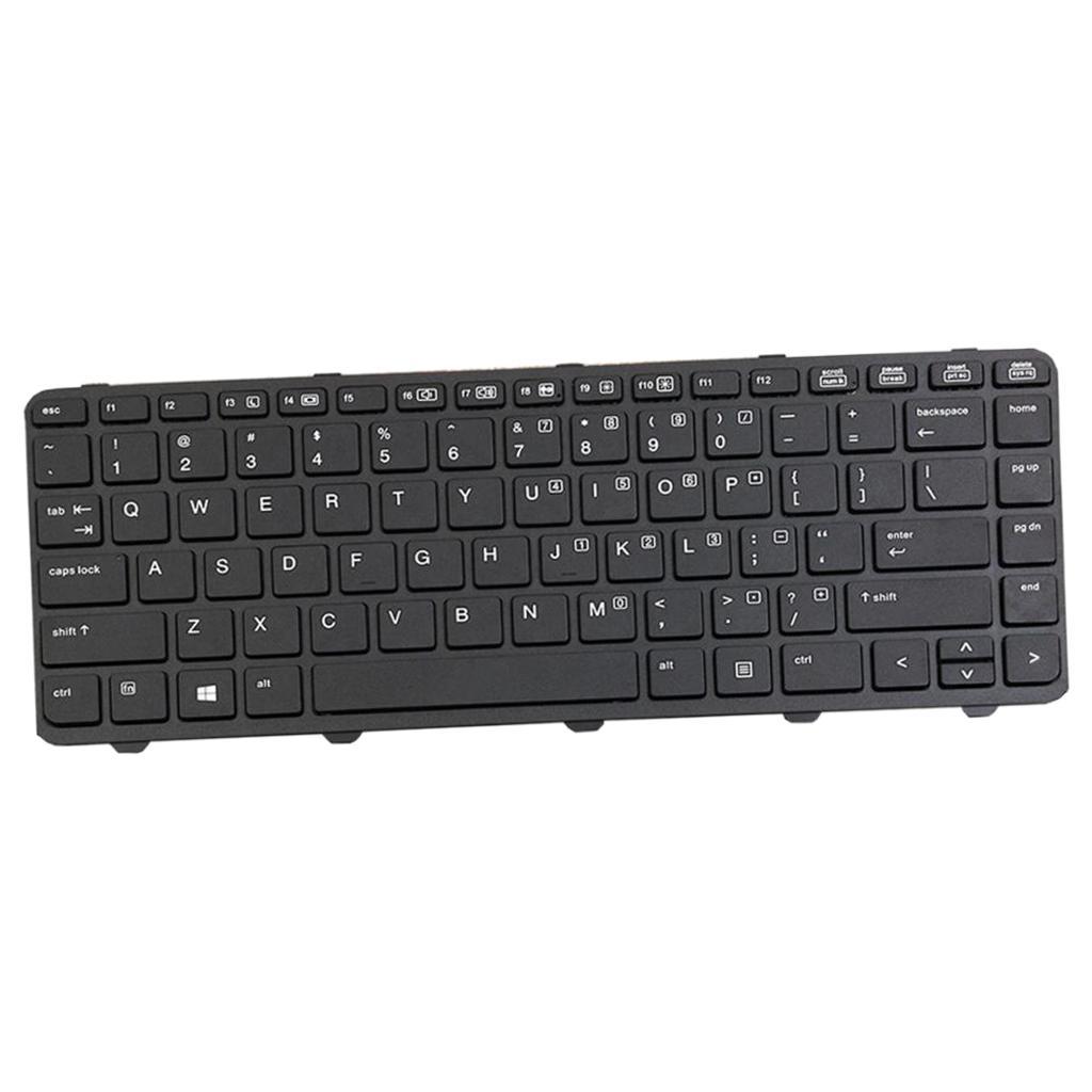 US Keyboard with Frame for HP ProBook 440 G0 440 G1 445 G1 PK1315D1A0 Laptop