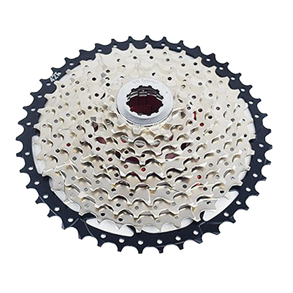 9 10 11T-42T Freewheel Sprocket Cassette Flywheel 10 Speed 42T