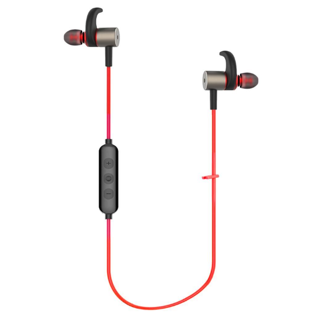 4.1 Magnetic Sweatproof Stereo Bluetooth Earphones for Sports With Mic
