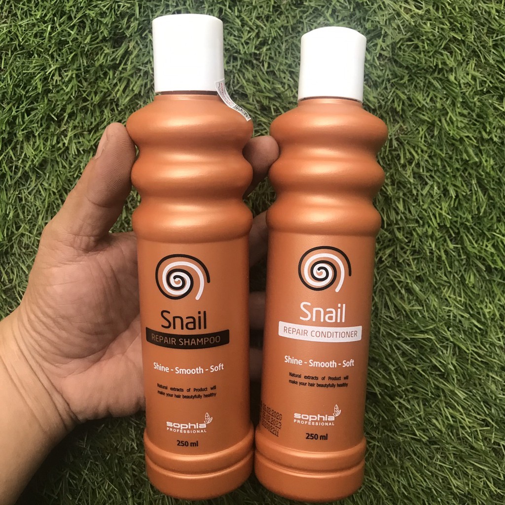 Cặp Dầu Gội/Xả Siêu Phục Hồi Tóc Snail Sophia Cao Cấp 250mlx2