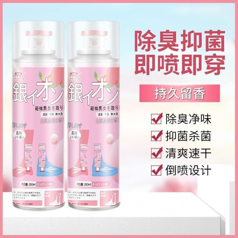XỊT KHỬ MÙI HÔI GIÀY NANO BẠC
