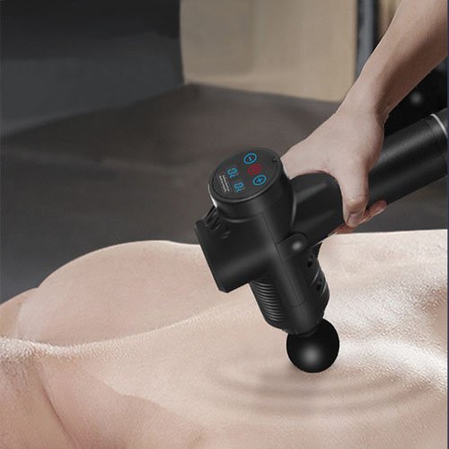 Máy Massage Cầm Tay, Mát Xa Toàn Thân giảm đau nhức hiệu quả - Máy Massage sử dụng 6 đầu massage đa năng - Pin sạc