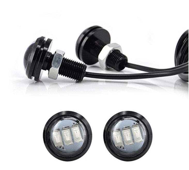 Đèn led nút áo 1 cặp loại bóng 2 led kích thước 23mm - 3 led loại mới
