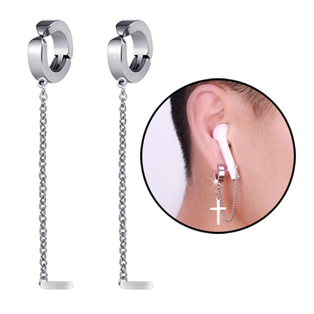 3x 1 Pair Headphones Bluetooth Earphone Holder Anti-lost Earring Strap Ear Clip