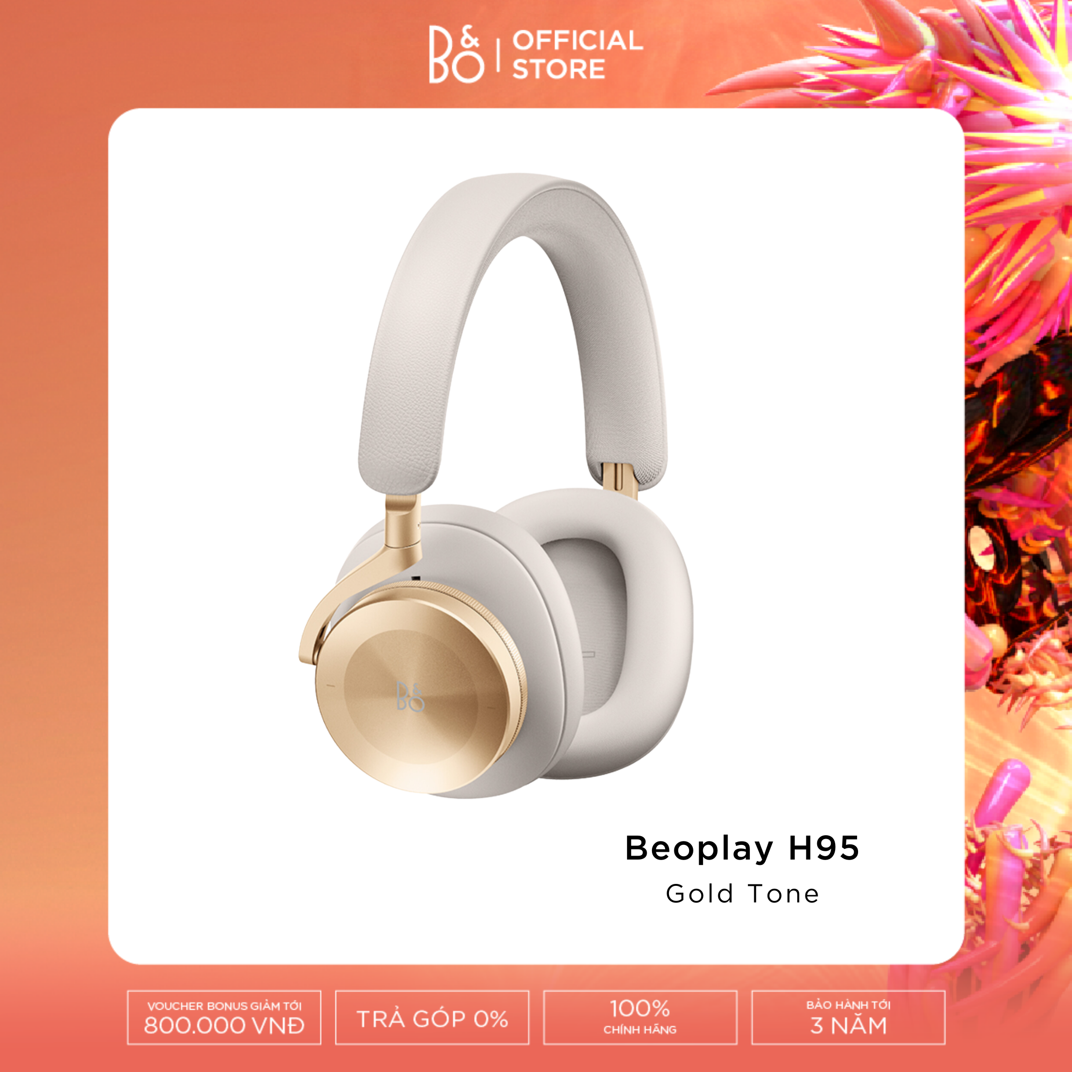 Beoplay H95 - Tai nghe B&O over-ear cao cấp – Hàng chính hãng