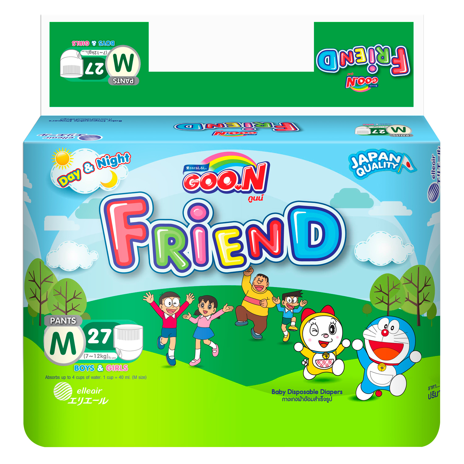 Tã quần Goo.N Friend M27 (7-12kg)