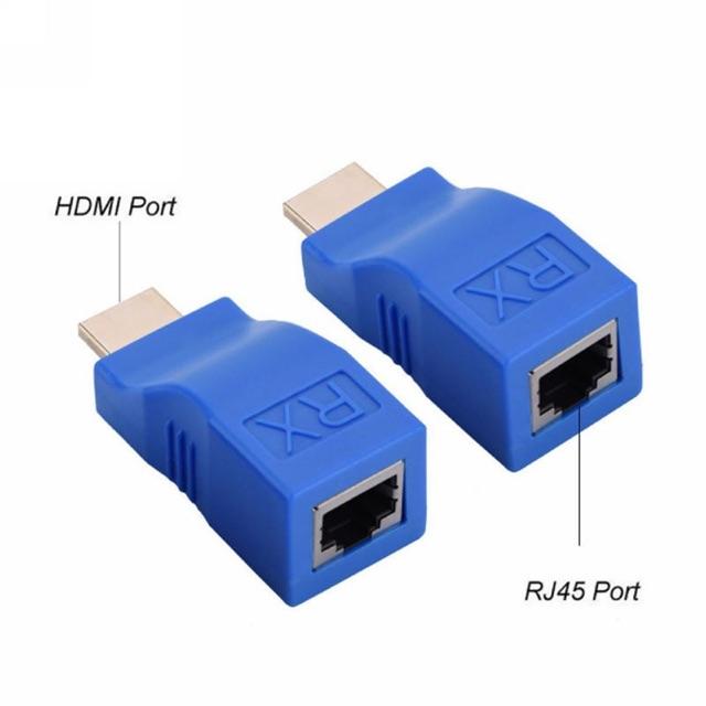 ĐẦU CHUYỂN HD EXTENDER 30M ĐẦU NỐI DÀI HDMI BẰNG DÂY LAN