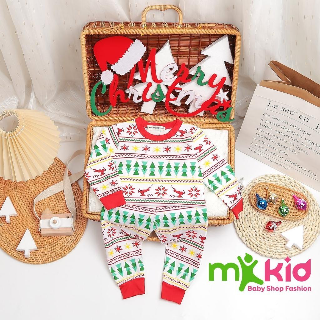 Đồ Giáng Sinh Cho Bé Bộ NOEL Minky Mom Cho Bé Trai Bé Gái Chất Cotton 100% dày dặn và giử ấm tốt cho bé