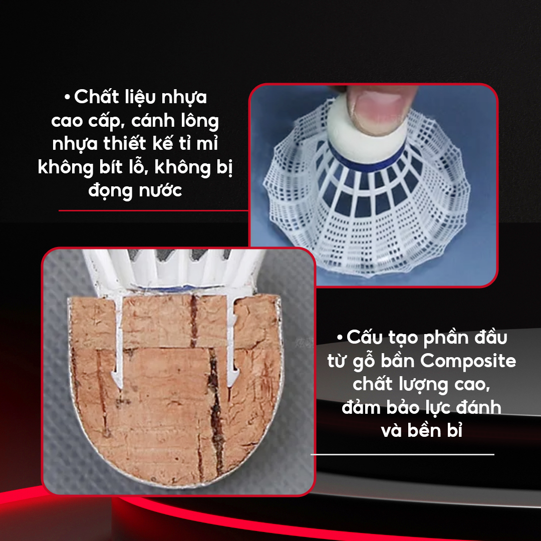 Qủa Cầu Lông Nhựa Mavis 250 Cao Cấp - 1 Ống 6 Trái