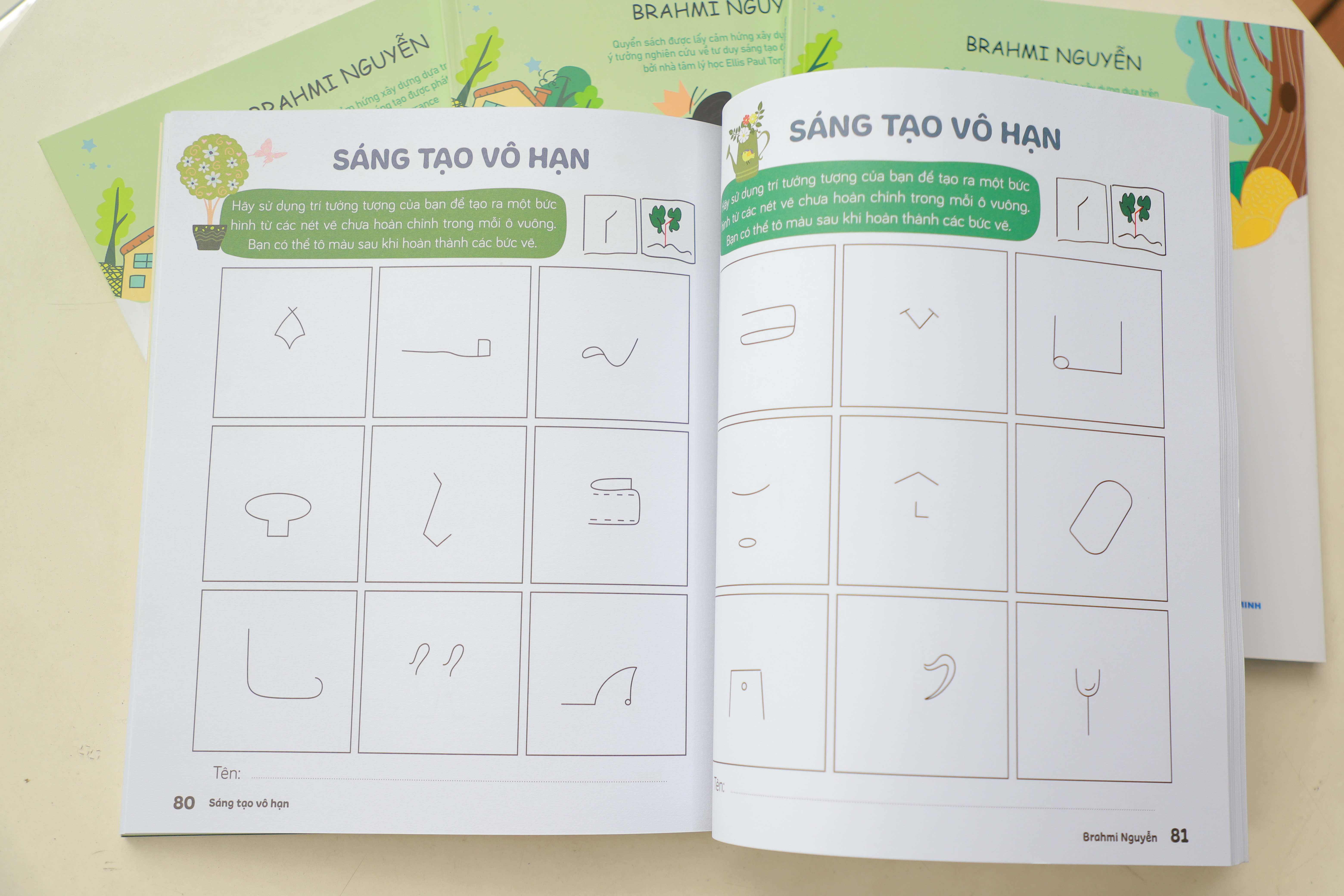 Sách thiếu nhi -  Sáng Tạo Vô Hạn - Sách dạy vẽ cho bé từ 4 tuổi trở lên