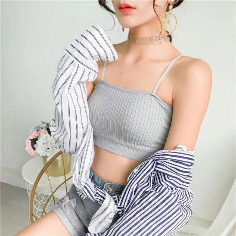 Hàng loại 1Áo Bra Quây Gân Tăm Co Giãn 4 Chiều, Có Đệm Ngực Cotton