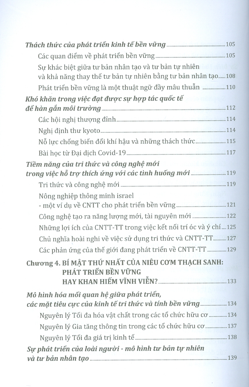 Kinh Tế Tri Thức Và Phát Triển Bền Vững - Tìm Kiếm Niêu Cơm Thạch Sanh Trong Thế Kỷ XXI Thực Tế Hay Không Tưởng? - Tập 1: THẾ GIỚI