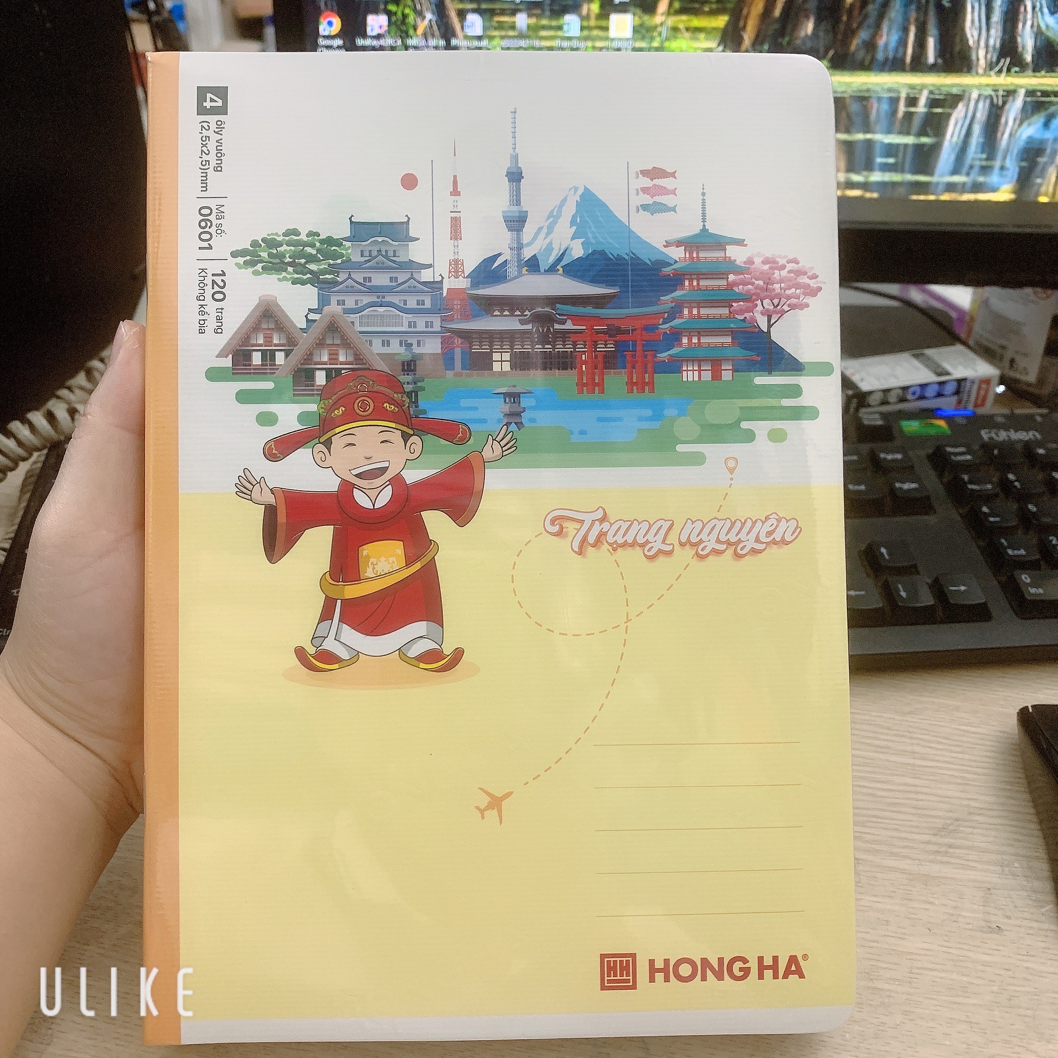 [MẪU MỚI 2024] Vở 4 ô ly Hồng Hà 120 trang School Trạng Nguyên 0601 - Giấy định lượng 70gsm