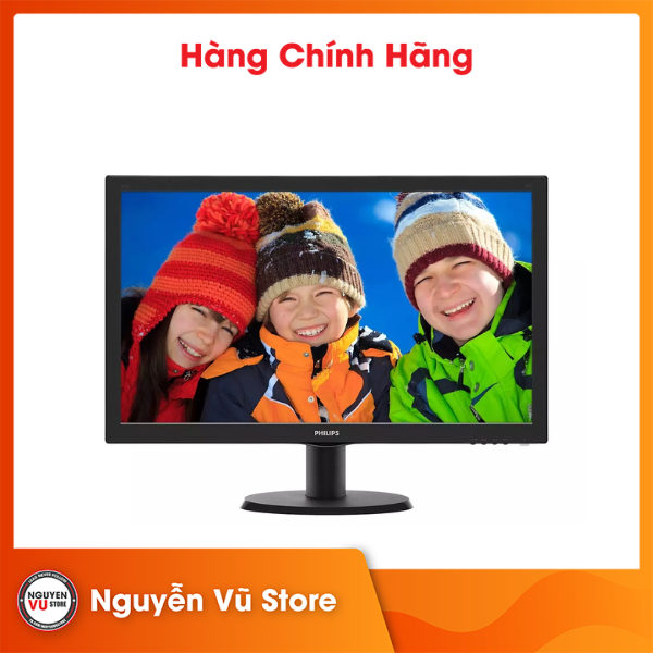 Màn hình LCD Philips 243V5QHSBA/23.6" - Hàng Chính Hãng