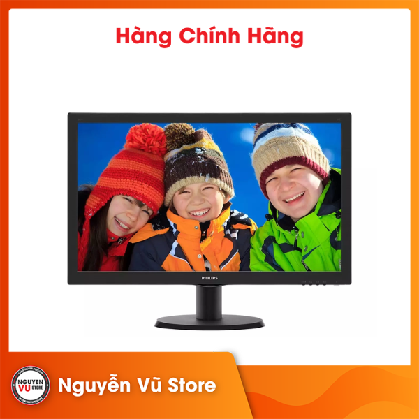 Màn hình LCD Philips 243V5QHSBA/23.6&quot; (1920x1080/MVA/60Hz/8ms) - Hàng Chính Hãng