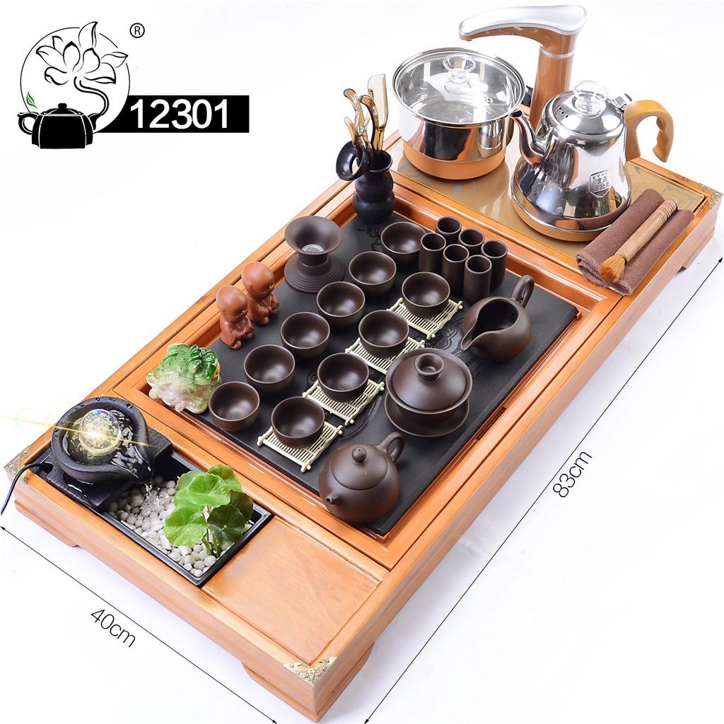 Bàn trà điện mã 123 gỗ thông - bàn trà điện thông minh đa năng - bảo hành 12 tháng - làm quà tặng, quà biếu lịch sự, sang trọng, ý nghĩa.