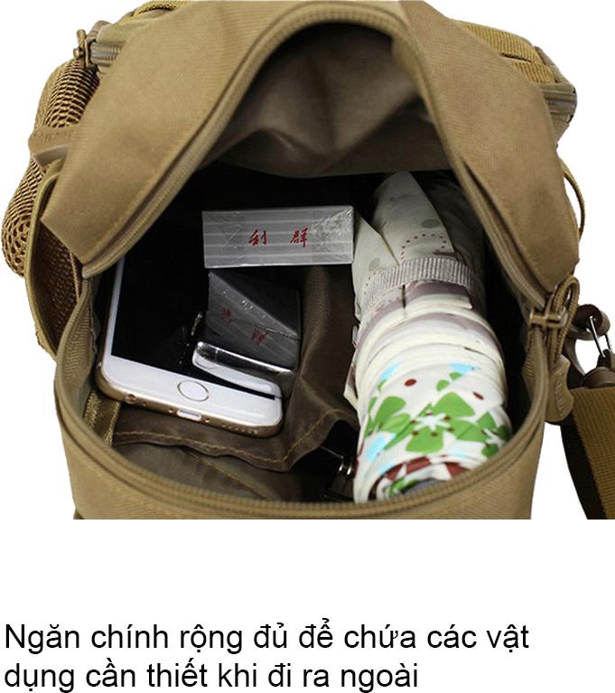Balo Đeo Chéo Phong Cách Quân Đội