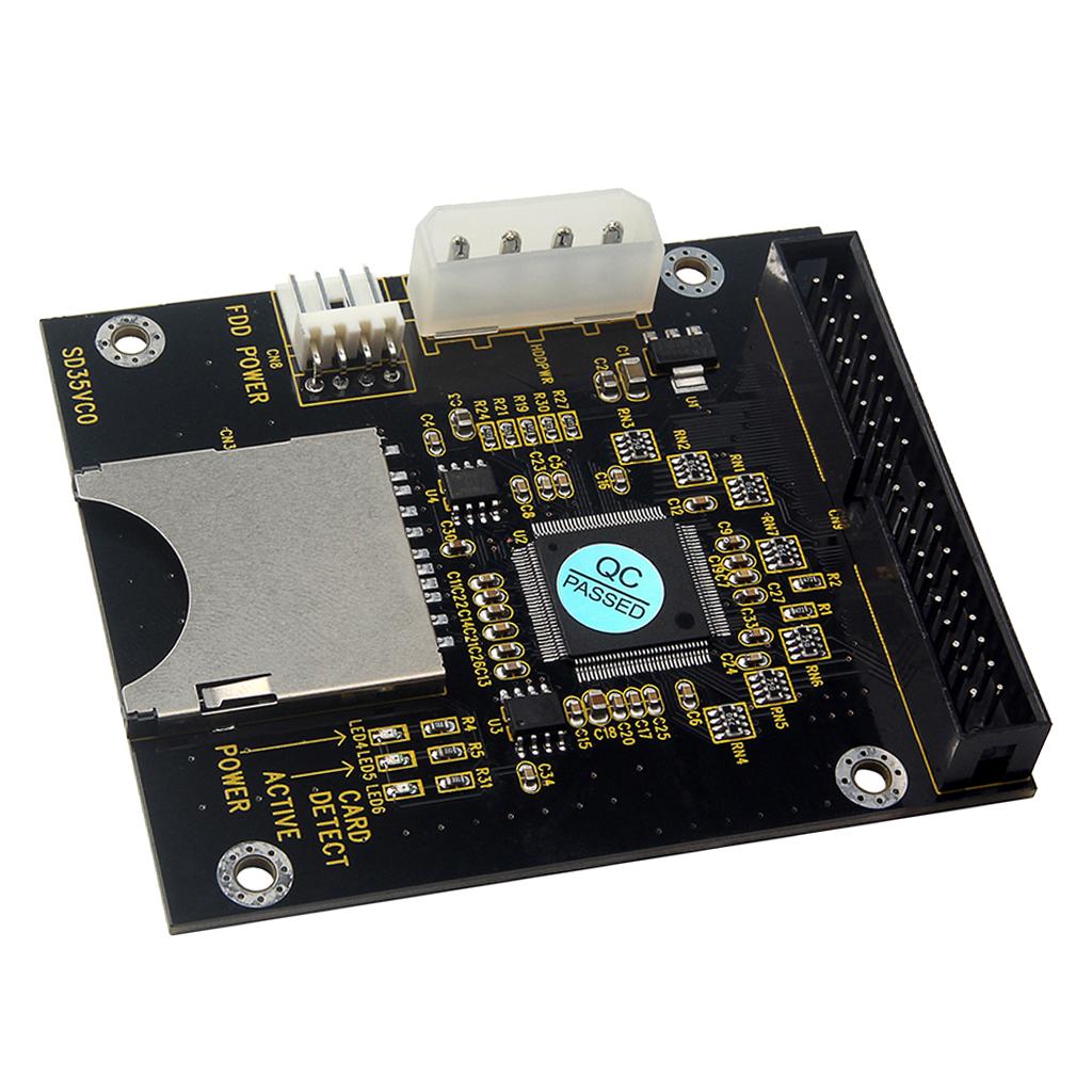 Adapter Card for SD to 3.5inch IDE 40Pin Male Hard Disk Converter Board