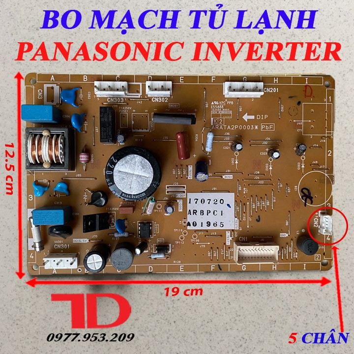 Bo mạch dành cho tủ lạnh PANASONIC INVERTER Lớn