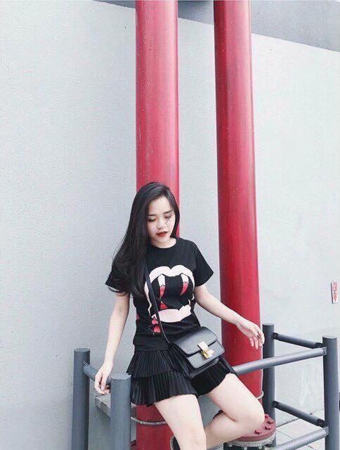 Chân váy nữ xếp ly 2 tầng,  thiêt kế đẹp sang trọng, kiểu váy ngắn quyến rũ