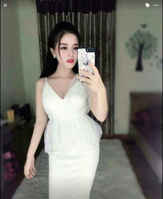 Đầm 1 vai lưới sexy