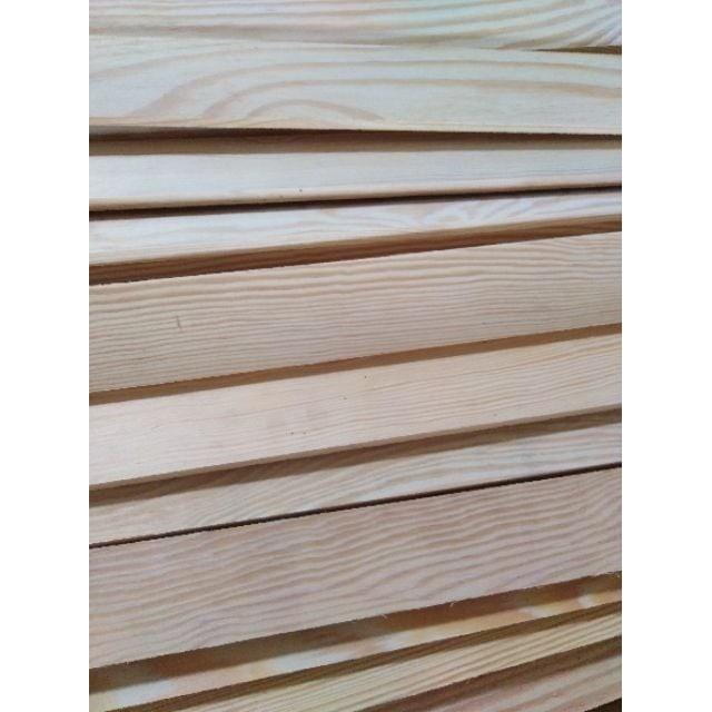 Thanh gỗ thông 3,5cm x 1,5cm x dài 1m+ bào láng 4 mặt HUY_Decor